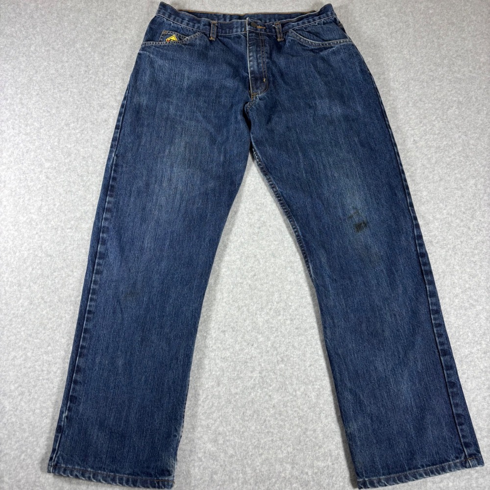 Wenaas Jeans Mens 32x30 Blue FR Flame Resistant HRC 2 Workwear Denim Pants